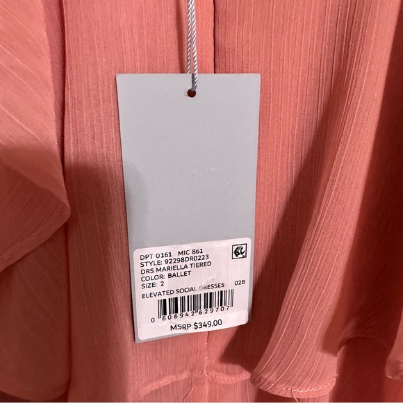 NWT ANTONIO MELANI Mariella Crinkled Chiffon Halter Neck Sleeveless Maxi Dress - Picture 13 of 13